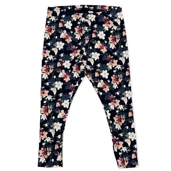 OLD NAVY Leggings Women’s Size 2X Plus Floral Cotton Blend Full Length - Picture 6 of 6